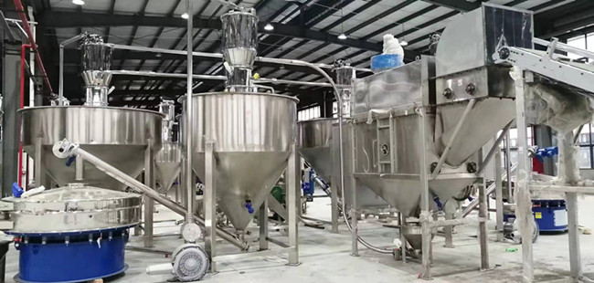 福建某食品企業(yè)全自動(dòng)拆包供粉系統