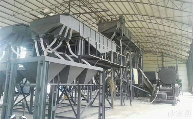 河北雄安某企機制砂篩分輸送產(chǎn)線(xiàn)